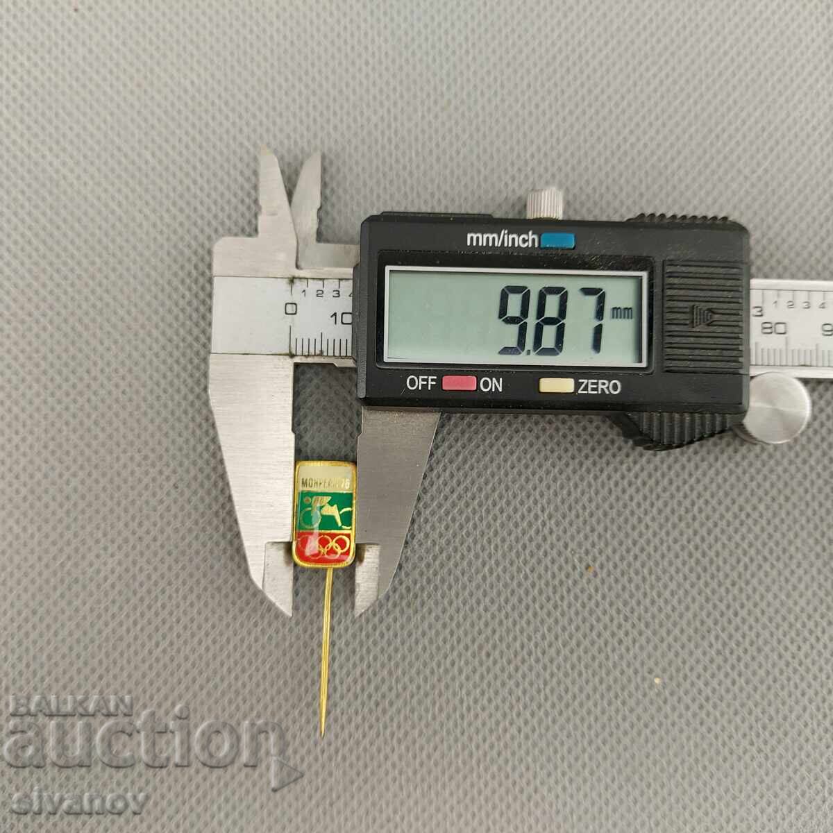 Значка от Олимпийските игри Монреал 1976 колоездене #3001 - 6 Значка от Олимпийските игри Монреал 1976 колоездене #3001 - 6