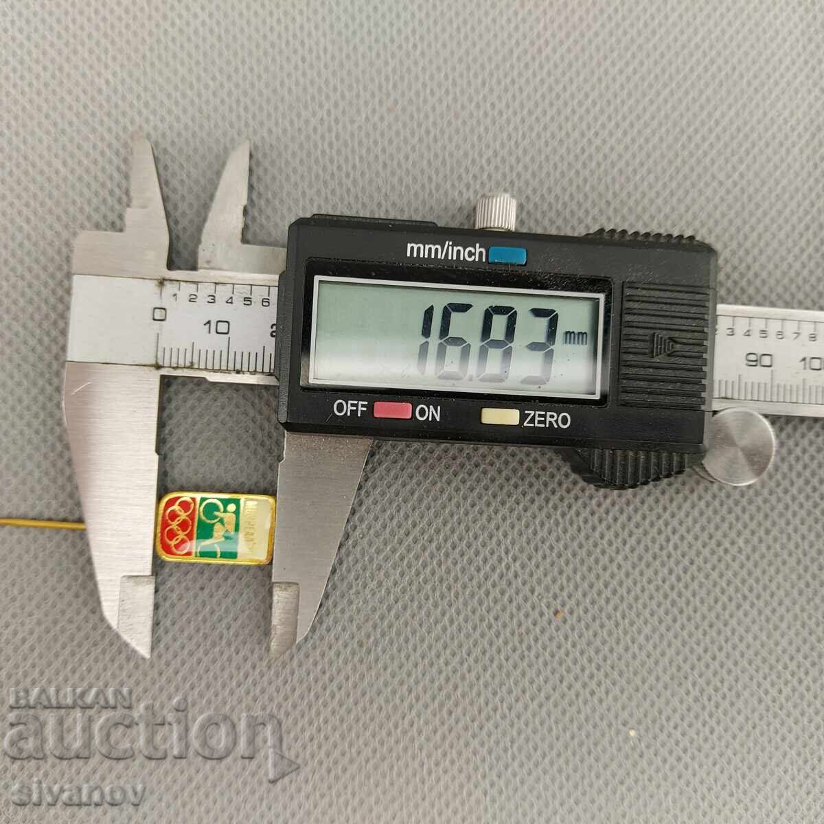 Значка от Олимпийските игри Монреал 1976 колоездене #3001 - 7 Значка от Олимпийските игри Монреал 1976 колоездене #3001 - 7