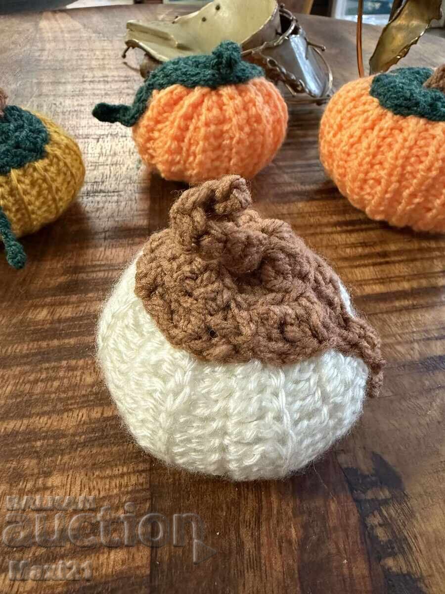 Δημοπρασία Χειροποίητο, σετ πλεκτές κολοκύθες για Halloween Δημοπρασία Χειροποίητο, σετ πλεκτές κολοκύθες για Halloween