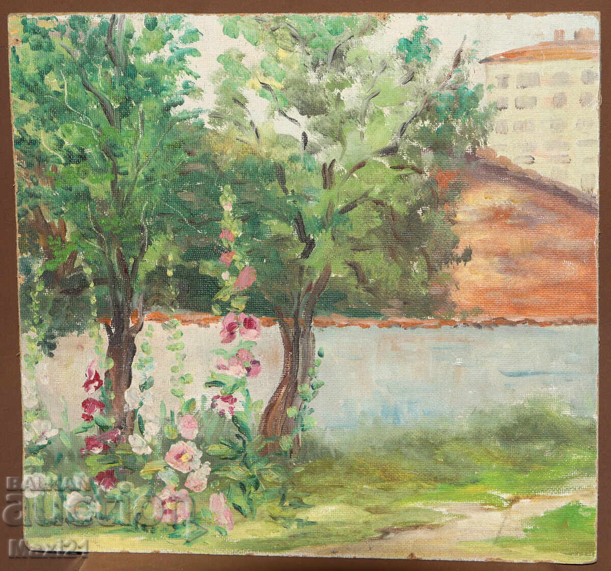 Oil painting, impressionistic landscape with price 250.00 BGN | € 127.82