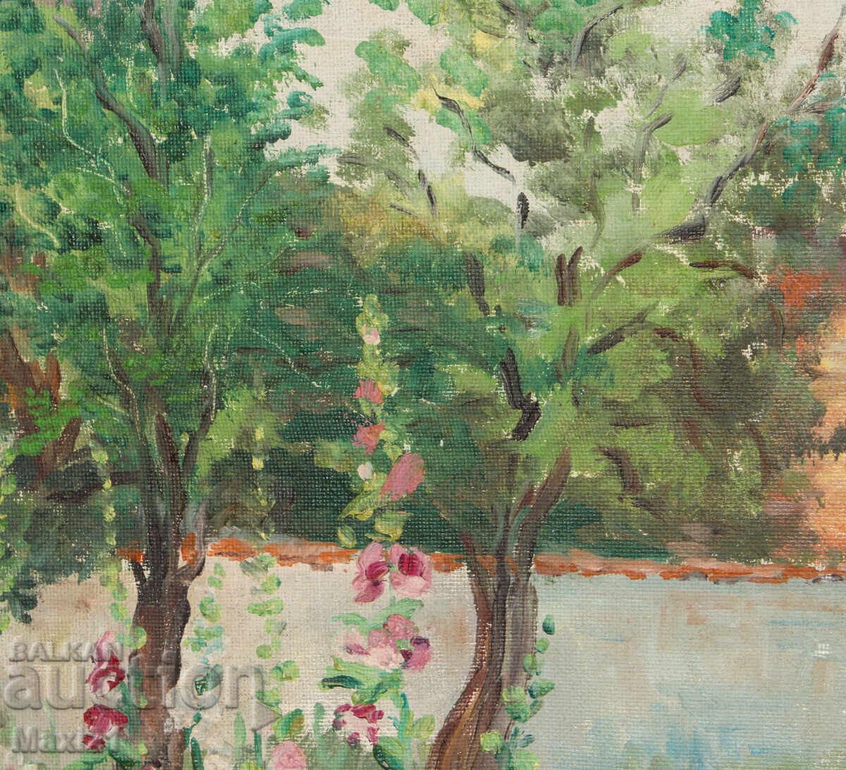 Delivery of Oil painting, impressionistic landscape