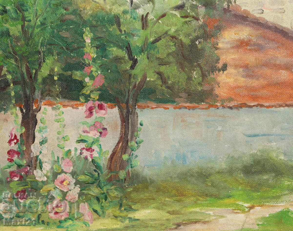 Oil painting, impressionistic landscape - 5