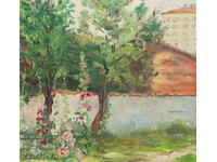 Tablou în ulei, peisaj impresionist