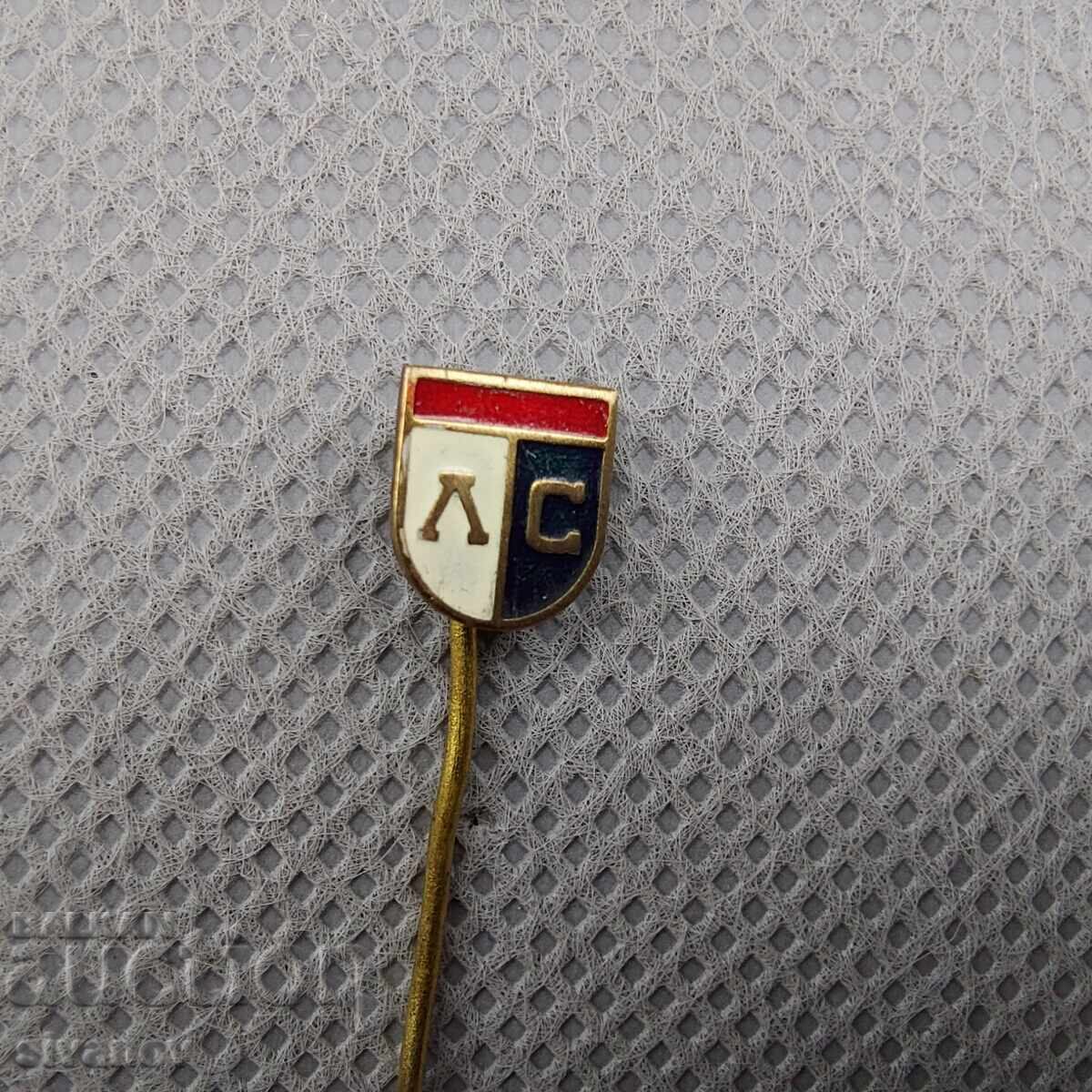 Auction  Old badge of Levski Spartak football club #3009