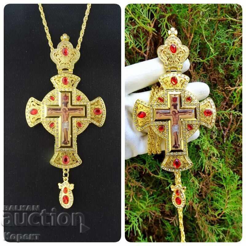 New Orthodox pectoral cross for a priest 13 with price € 55.56 | 108.67 BGN