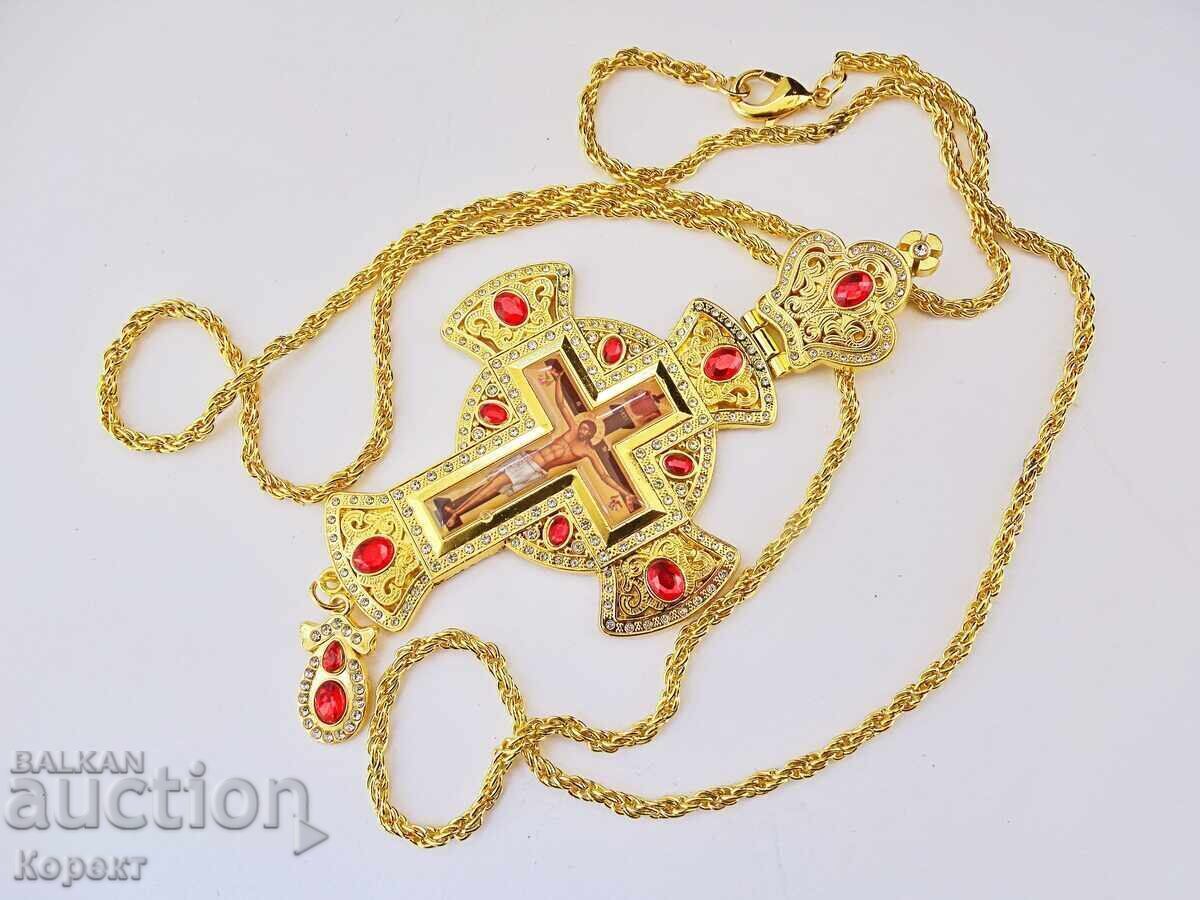 Auction  New Orthodox pectoral cross for a priest 13