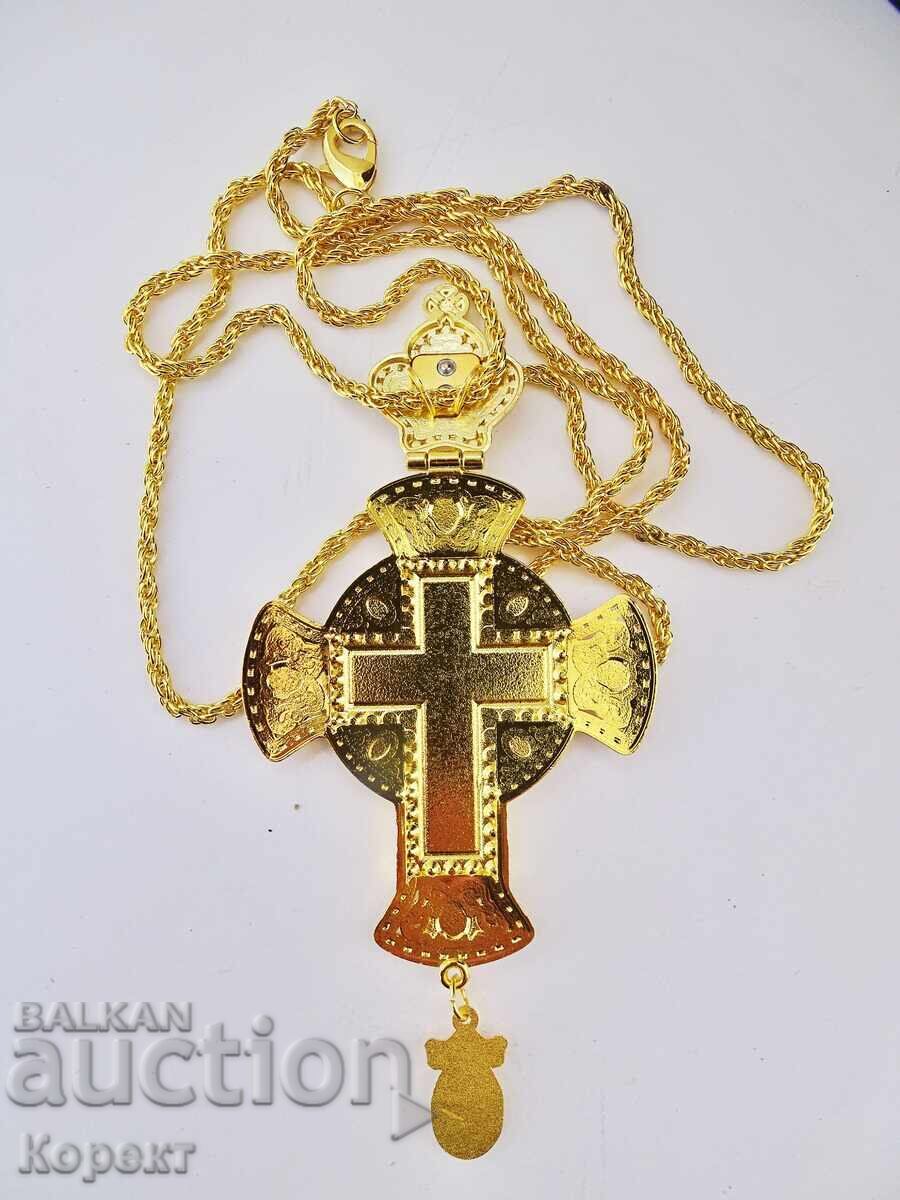 Delivery of New Orthodox pectoral cross for a priest 13