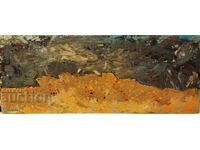 Composition 5, 2024, 25 / 50 cm, oil paints, cardboard