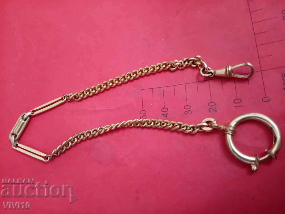 Αντίκα κρίκος για ρολόι τσέπης, Επιχρυσωμένο