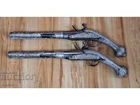 Pair of pistols, pistol, revolver, blank firing, shishane