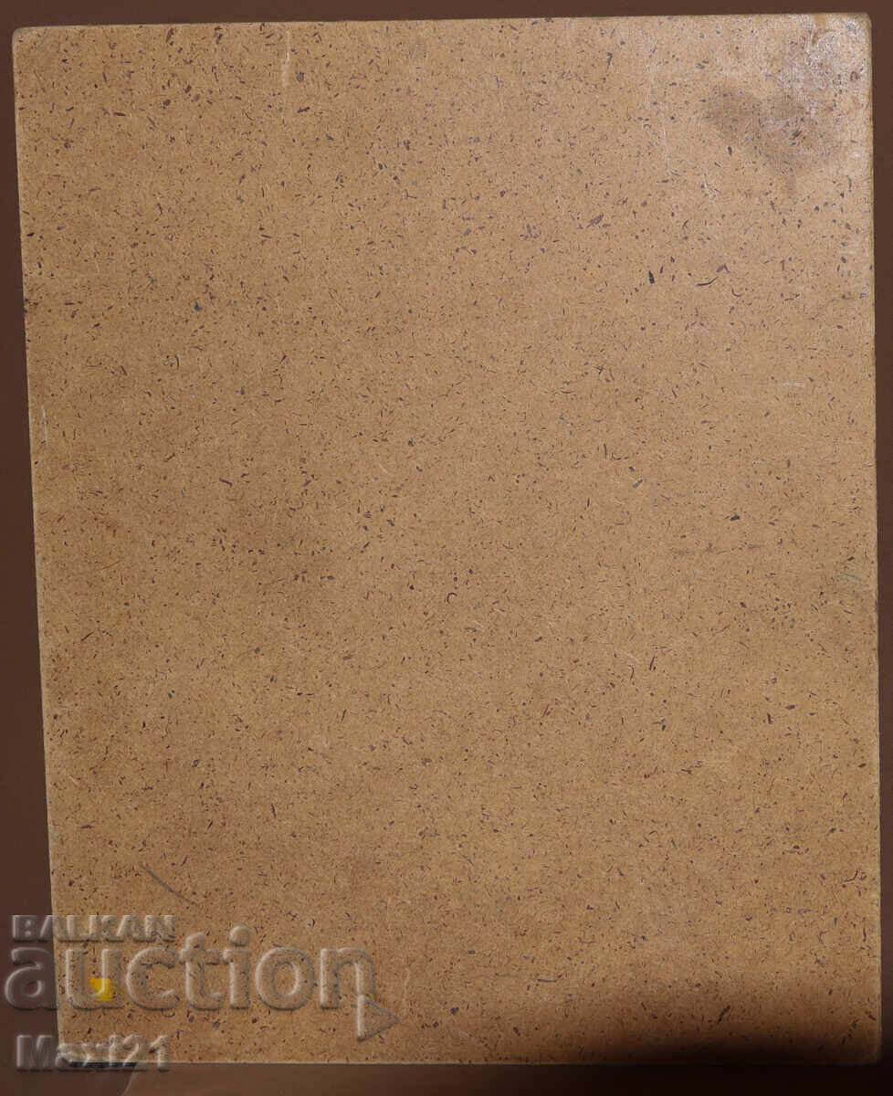 Landscape of Revival houses on the seashore, old oil painting - 6 Landscape of Revival houses on the seashore, old oil painting - 6