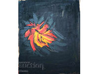 Compoziție 10, 2023, 70 / 50 cm, ulei pe carton