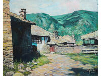 Пейзаж "Ковачевица" маслена картина, подписана 2003г.