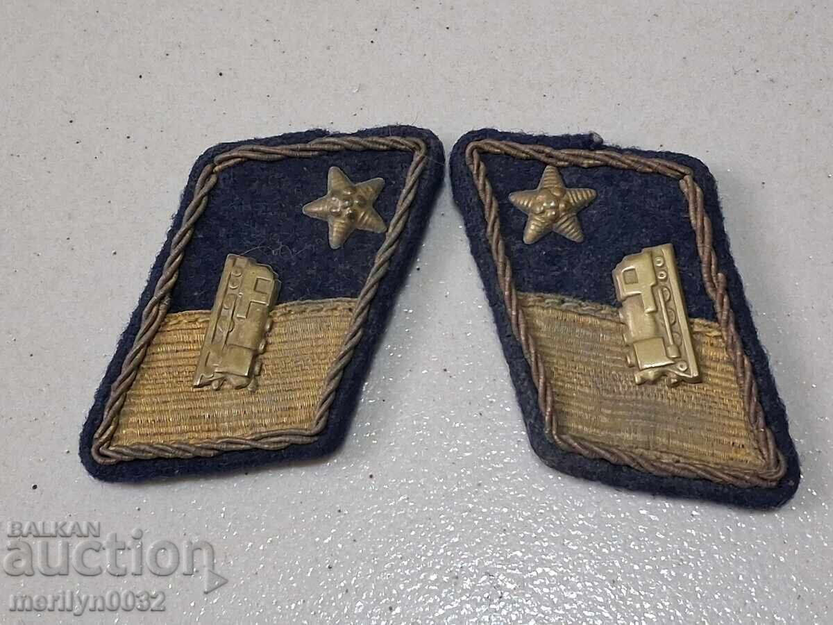 Monograms in railway transport NRB epaulets Monograms epaulet patch