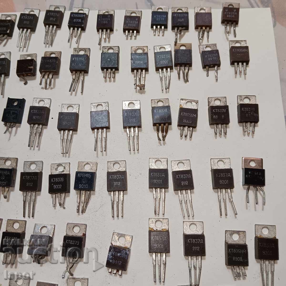 USSR transistors over 120 pcs with price 12.00 BGN | € 6.14