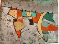 Compoziție 2, Vlado Rumenov, 2024, 35 / 50 cm., m. b. c-n