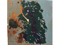 Composition 8, Vlado Rumenov 2024, 50 / 50 cm., oil on canvas