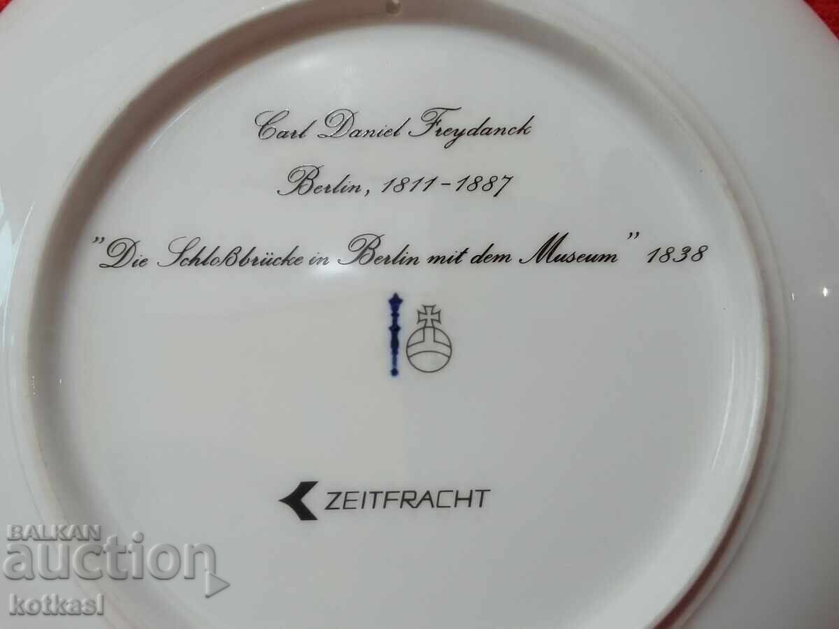 Πορσελάνινο πιάτο Βασιλική Μανιφακτούρα KPM Βερολίνου του 1840 - 7