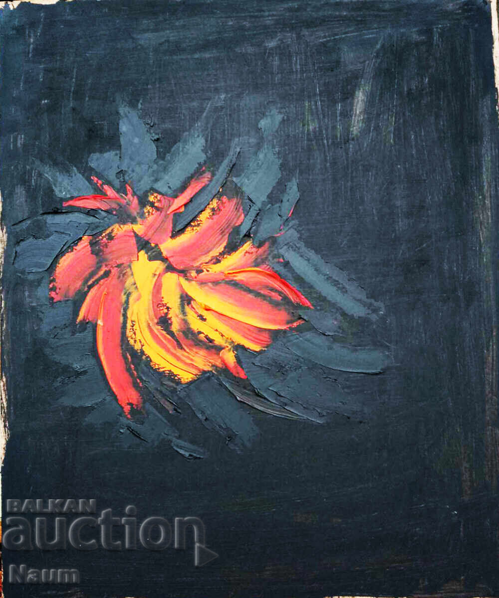 Композиция 10, Владо Руменов 2024 г., 70 / 50 см., м. б. к-н