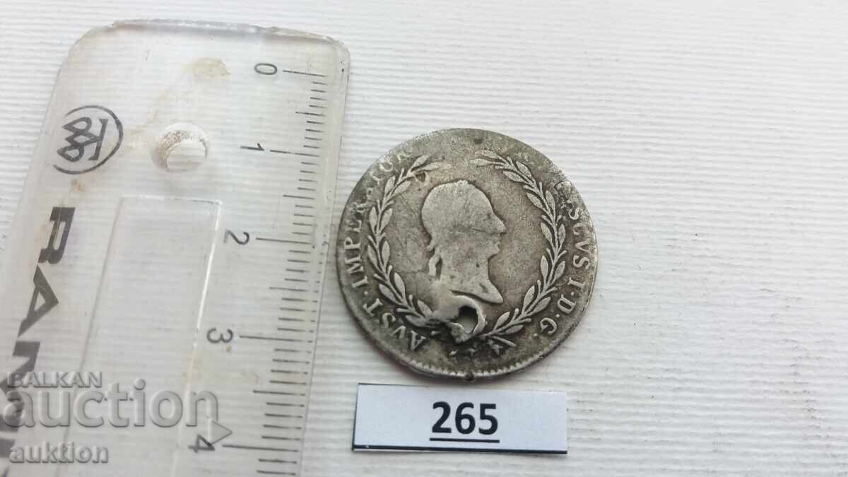 Licitație CROIZER AUSTRIAC ARGINT (CROIZER = KREUZER)