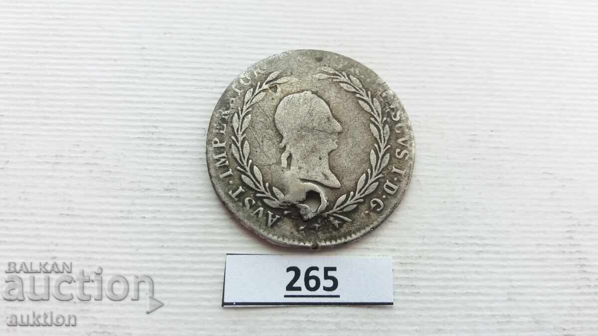 CROIZER AUSTRIAC ARGINT (CROIZER = KREUZER)