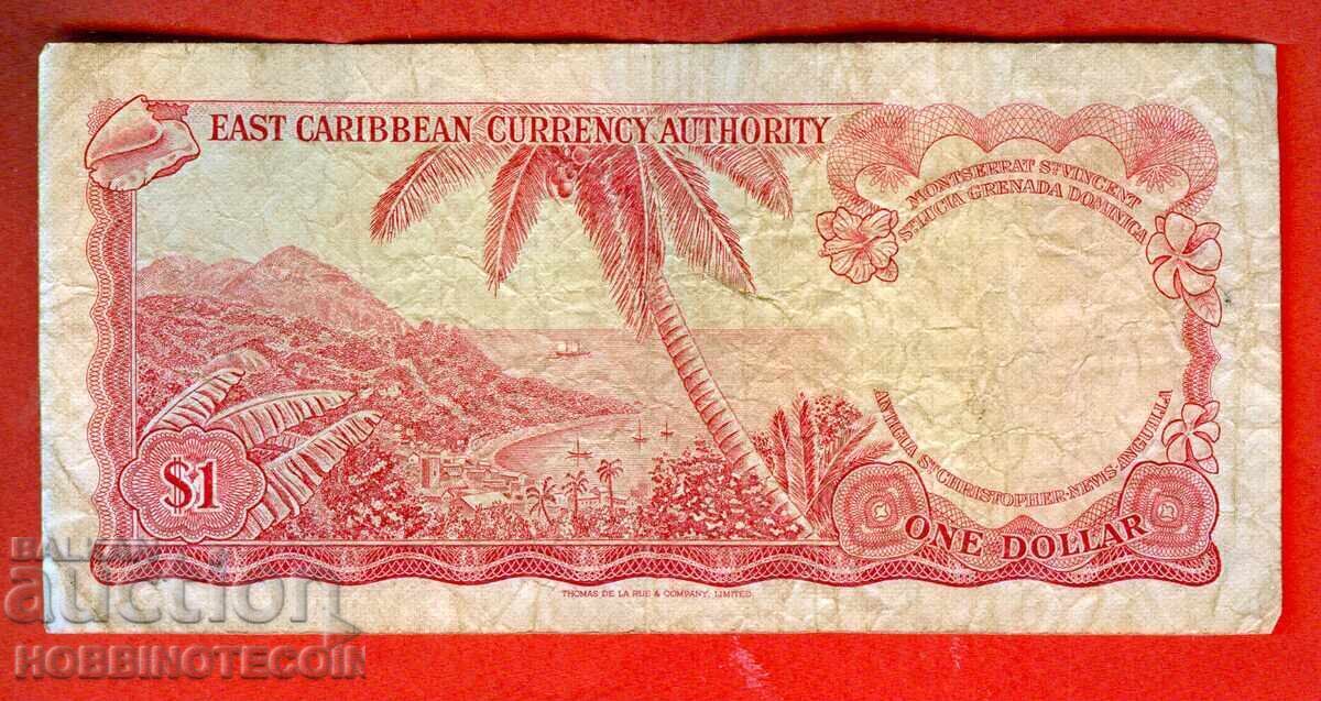 EAST CARIBBEAN 1 $ In 50 issue 1965 with price € 9.99 | 19.54 BGN