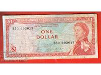 EAST CARIBBEAN 1 $ In 50 issue 1965