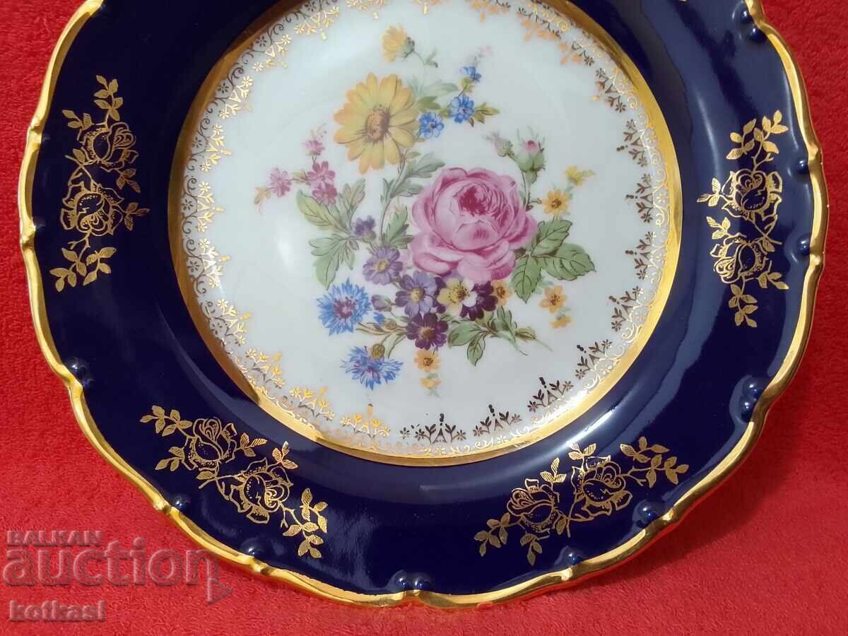 Порцелан чиния EPIAG BOHEME Чехословакия Кобалт отлична с цена 125.50 лв. | € 64.17 Порцелан чиния EPIAG BOHEME Чехословакия Кобалт отлична с цена 125.50 лв. | € 64.17