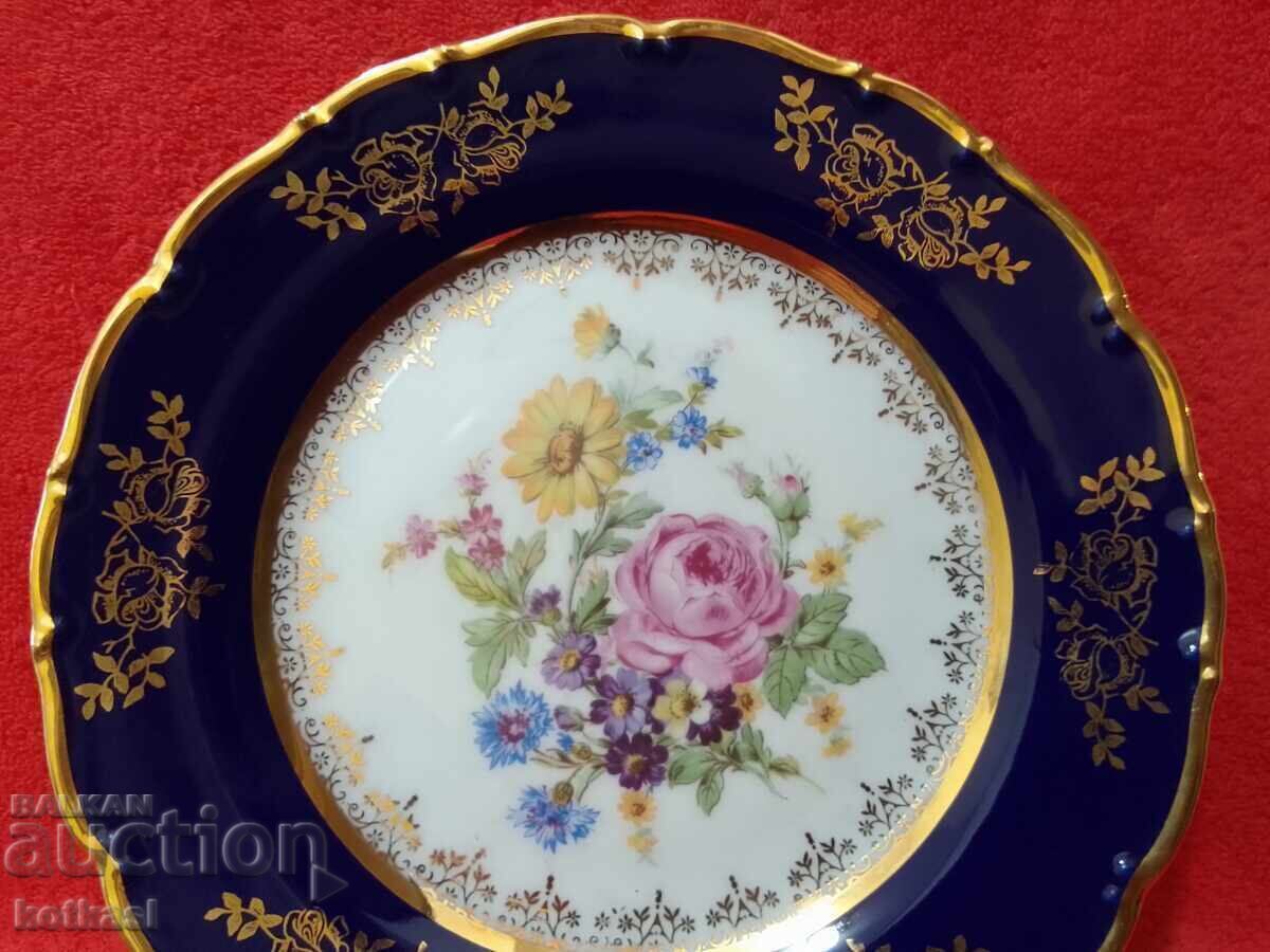 Аукцион Порцелан чиния EPIAG BOHEME Чехословакия Кобалт отлична Аукцион Порцелан чиния EPIAG BOHEME Чехословакия Кобалт отлична