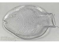PLATOU DE STICLĂ MASIV PENTRU PEȘTE, TAVĂ, FARFURIE, EXCELENT