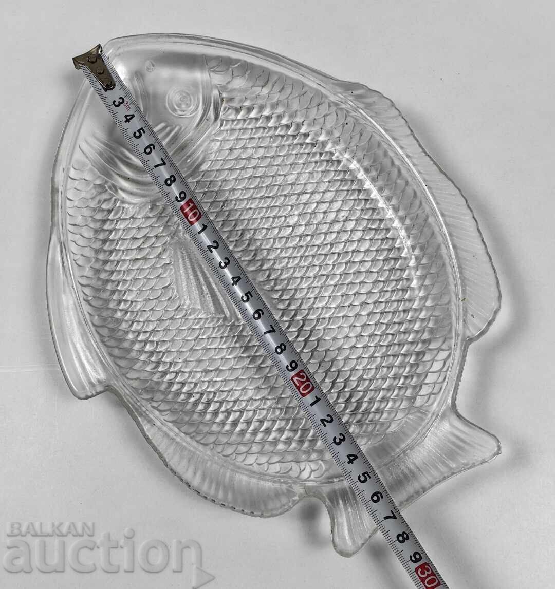 Δημοπρασία ΜΕΓΑΛΟ ΓΥΑΛΙΝΟ ΠΙΑΤΟ ΓΙΑ ΨΑΡΙ ΔΙΣΚΟΣ ΠΙΑΤΙ ΑΡΙΣΤΟ