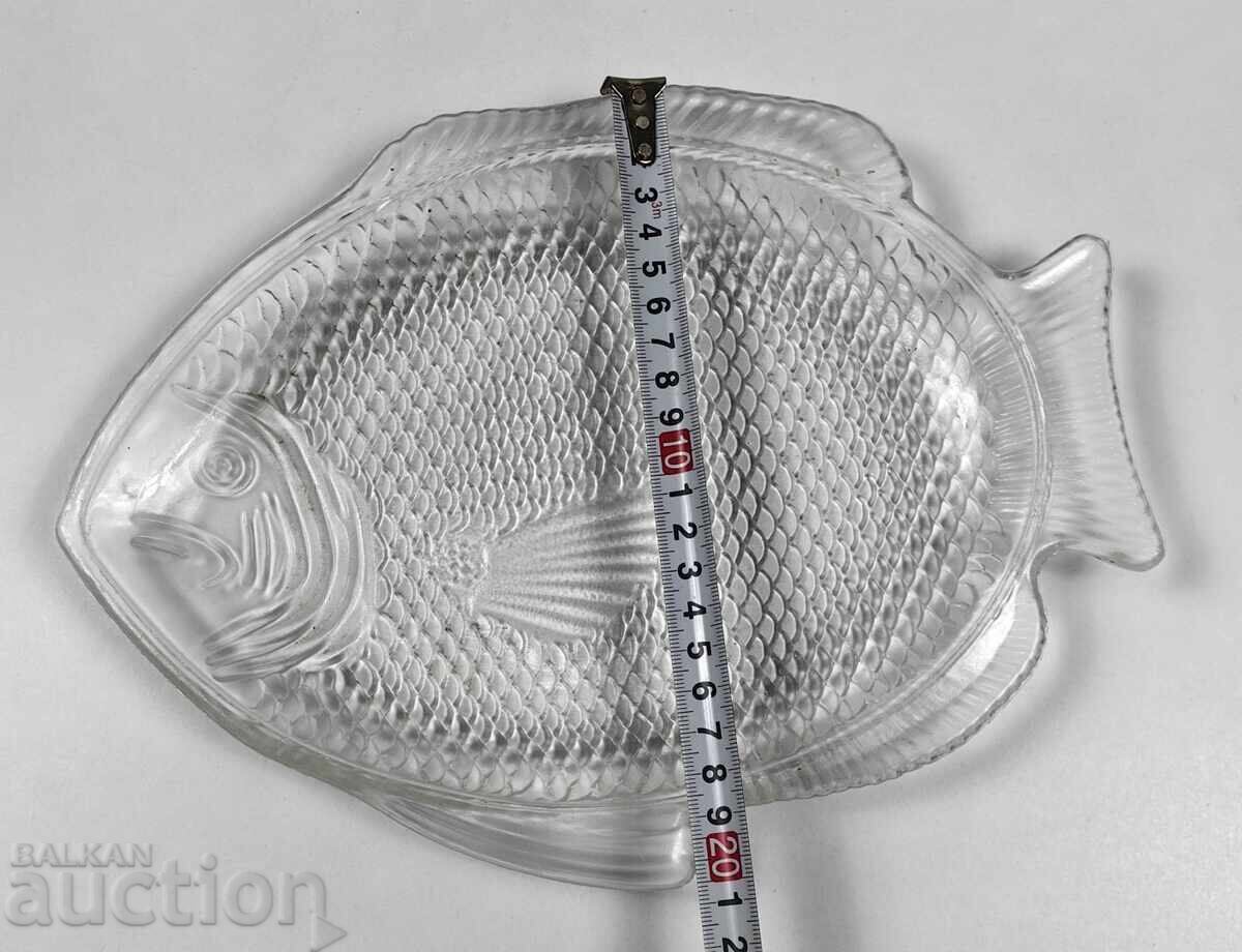 Παράδοση ΜΕΓΑΛΟ ΓΥΑΛΙΝΟ ΠΙΑΤΟ ΓΙΑ ΨΑΡΙ ΔΙΣΚΟΣ ΠΙΑΤΙ ΑΡΙΣΤΟ