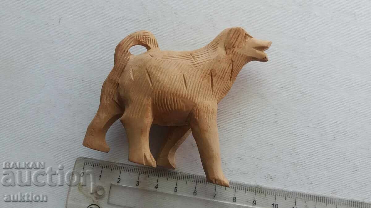 SCULPTURĂ ÎN LEMN - CÂINE - 5 SCULPTURĂ ÎN LEMN - CÂINE - 5