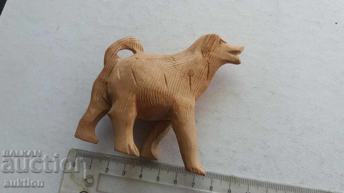 SCULPTURĂ ÎN LEMN - CÂINE - 6 SCULPTURĂ ÎN LEMN - CÂINE - 6