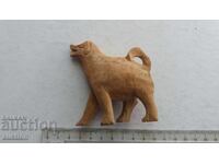 SCULPTURĂ ÎN LEMN - CÂINE