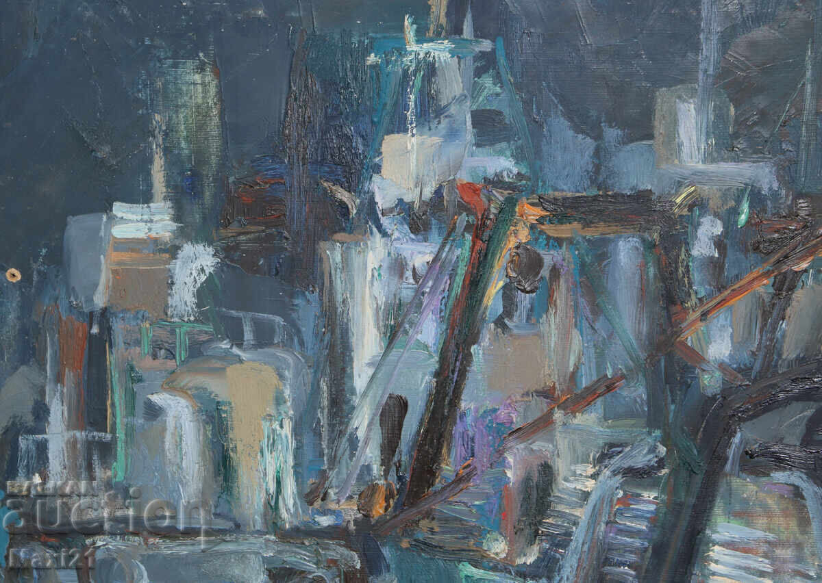 Παράδοση Αφηρημένος ελαιογραφία, τοπίο Παράδοση Αφηρημένος ελαιογραφία, τοπίο