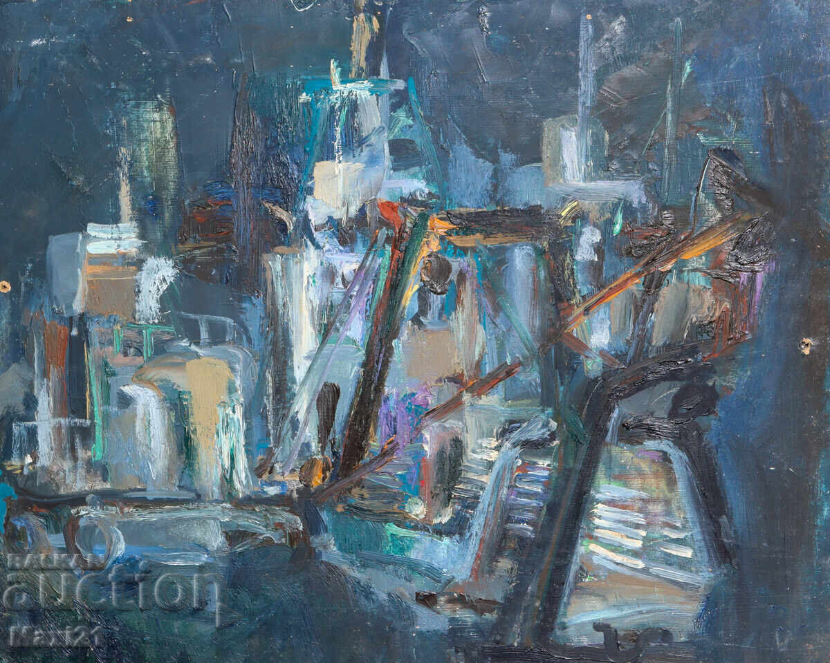 Αφηρημένος ελαιογραφία, τοπίο Αφηρημένος ελαιογραφία, τοπίο