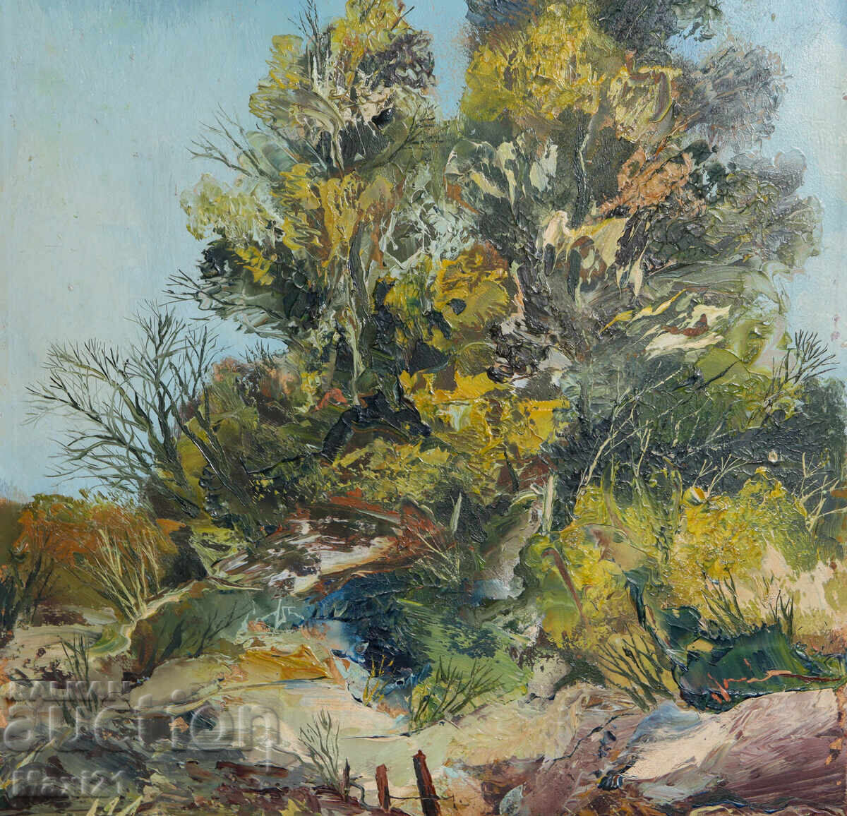 Livrarea Pictură în ulei, peisaj frumos de natură