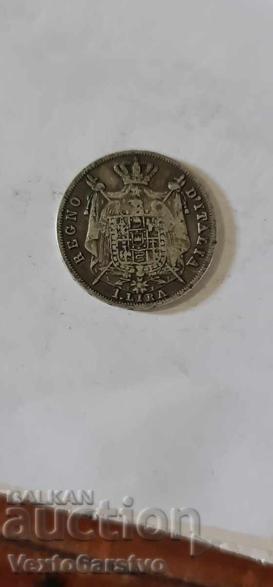 Νόμισμα-ΙΤΑΛΙΑ-1 λίρα 1810 μ.Χ.---ΒΖΤ - 6 Νόμισμα-ΙΤΑΛΙΑ-1 λίρα 1810 μ.Χ.---ΒΖΤ - 6