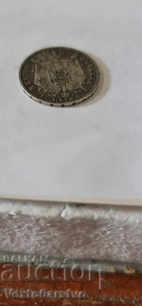 Νόμισμα-ΙΤΑΛΙΑ-1 λίρα 1810 μ.Χ.---ΒΖΤ - 7 Νόμισμα-ΙΤΑΛΙΑ-1 λίρα 1810 μ.Χ.---ΒΖΤ - 7