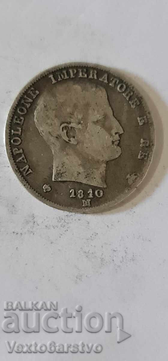 Νόμισμα-ΙΤΑΛΙΑ-1 λίρα 1810 μ.Χ.---ΒΖΤ Νόμισμα-ΙΤΑΛΙΑ-1 λίρα 1810 μ.Χ.---ΒΖΤ