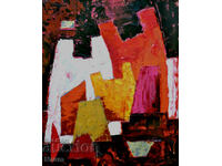 Variation 9 Vlado Rumenov 2000. 35 / 50 cm. o/c. pl