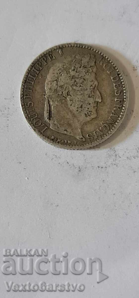 Coin - France - 1/2 Franc 1845 - BZC with price 66.00 BGN | € 33.75 Coin - France - 1/2 Franc 1845 - BZC with price 66.00 BGN | € 33.75