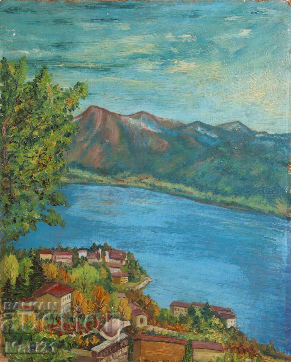 Oil painting landscape, beautiful nature with price 300.00 BGN | € 153.39 Oil painting landscape, beautiful nature with price 300.00 BGN | € 153.39