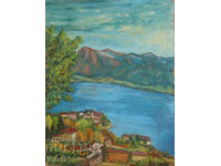 Pictură în ulei peisaj, natură frumoasă