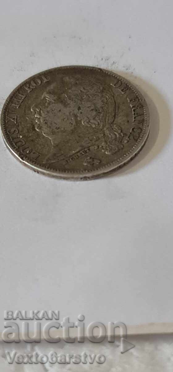 Coin - FRANCE - 1 franc 1816 - BZC - 6 Coin - FRANCE - 1 franc 1816 - BZC - 6