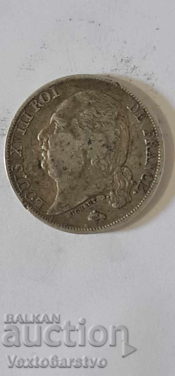 Coin - FRANCE - 1 franc 1816 - BZC - 7 Coin - FRANCE - 1 franc 1816 - BZC - 7
