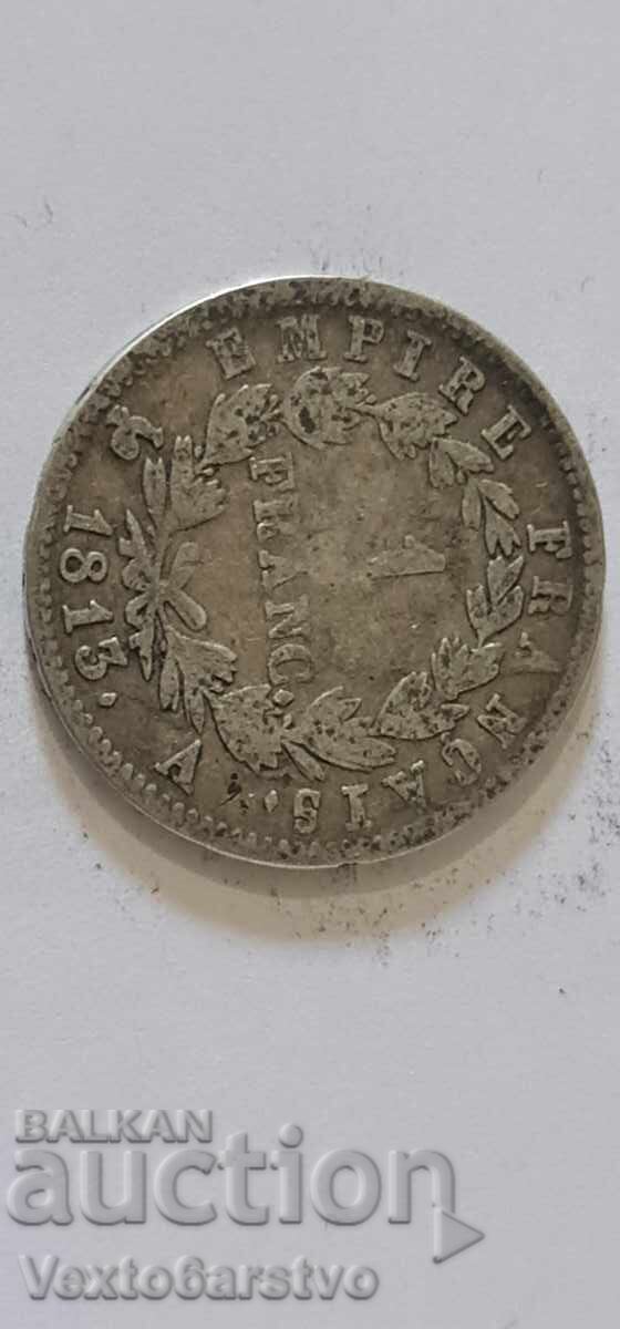 Δημοπρασία Νόμισμα-ΓΑΛΛΙΑ-1 φράγκο 1813---ΒΖΤ Δημοπρασία Νόμισμα-ΓΑΛΛΙΑ-1 φράγκο 1813---ΒΖΤ