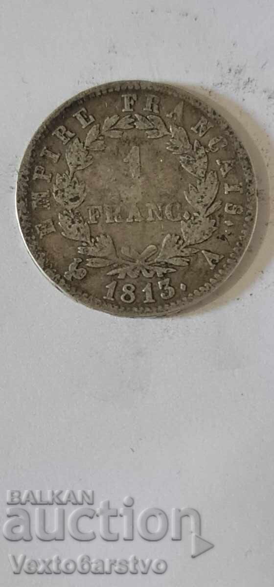 Νόμισμα-ΓΑΛΛΙΑ-1 φράγκο 1813---ΒΖΤ Νόμισμα-ΓΑΛΛΙΑ-1 φράγκο 1813---ΒΖΤ