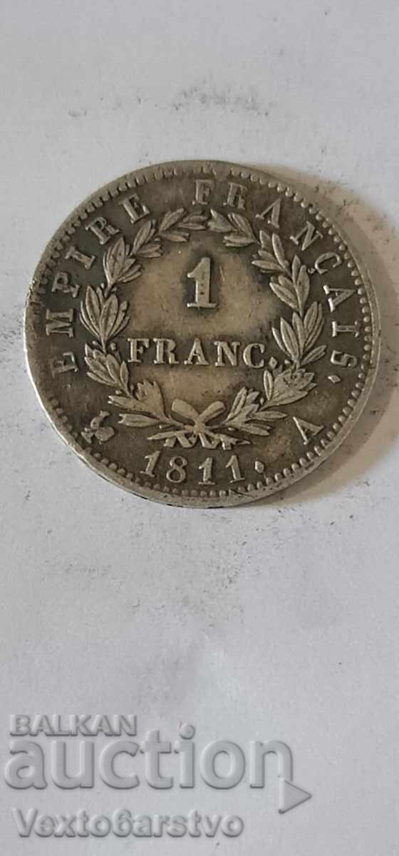 Νόμισμα-ΓΑΛΛΙΑ-1 φράγκο 1811---ΒΖΤ Νόμισμα-ΓΑΛΛΙΑ-1 φράγκο 1811---ΒΖΤ